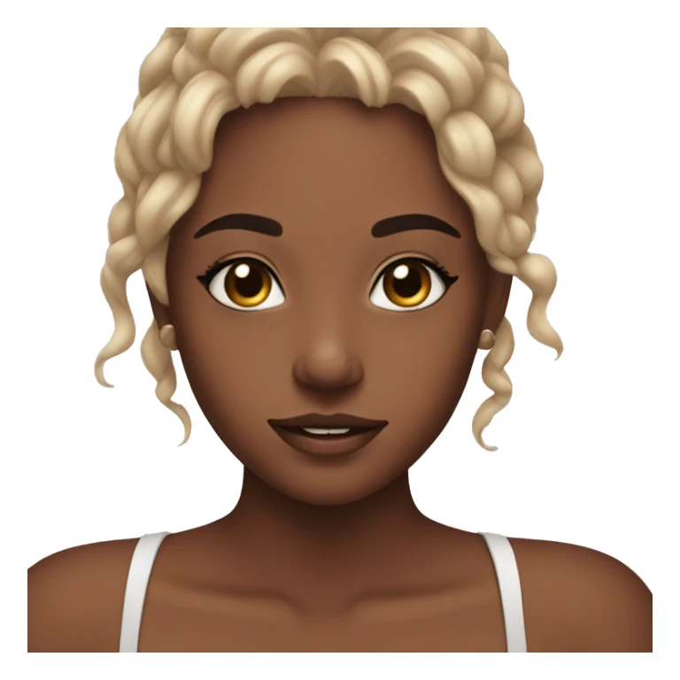 a cute aesthetic skincare girl sticker