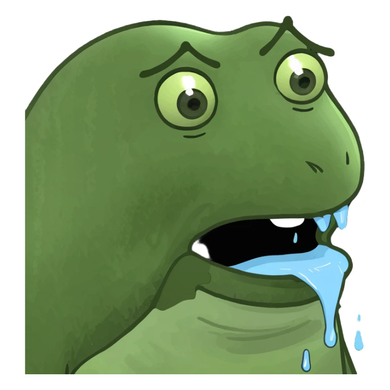 Mix melting and hot red face  sticker