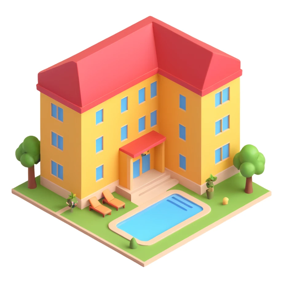 The little ghosts
of the hotel sticker