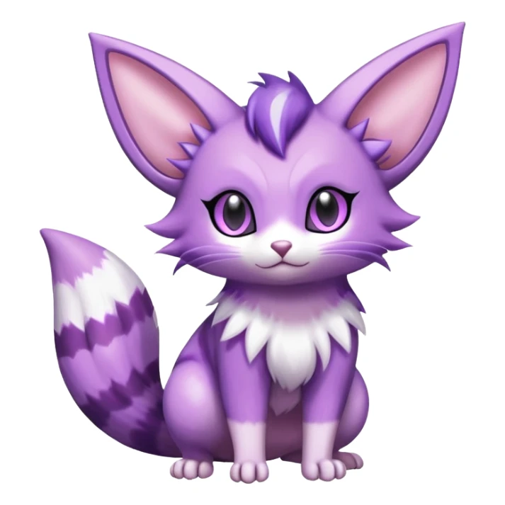 Shiny Furret-Purrloin-Espeon-Hybrid (Full body) sticker