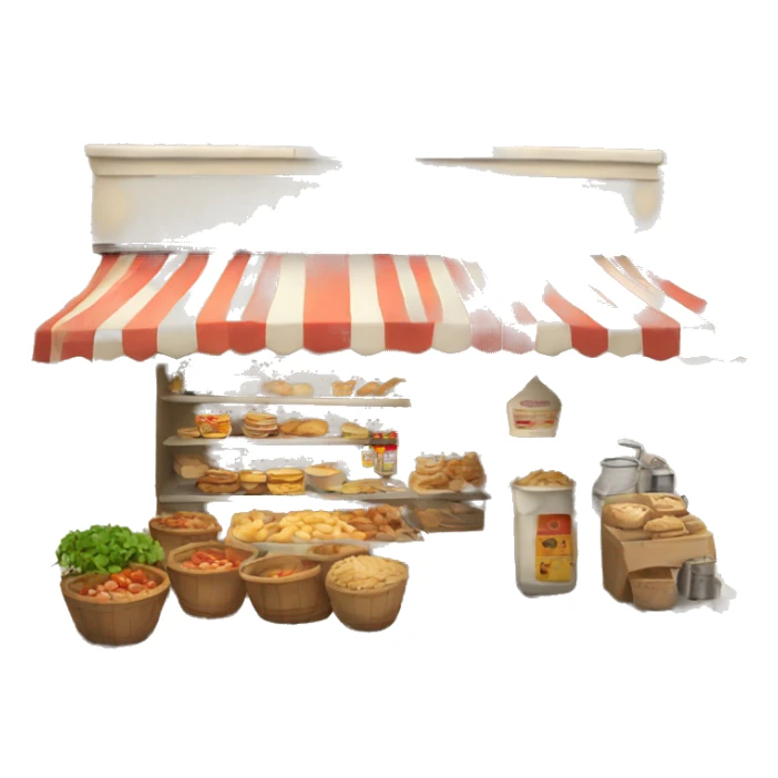 Greek street food shop sticker