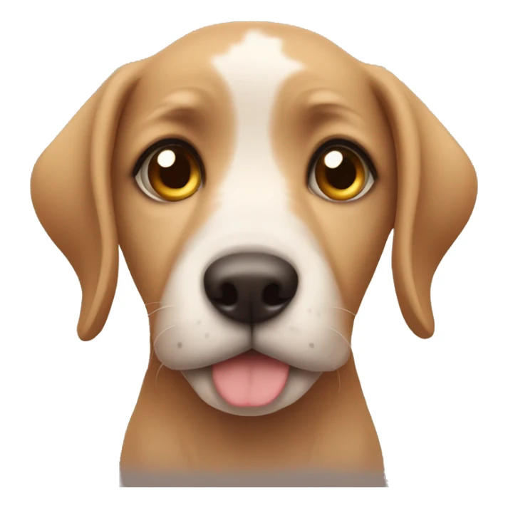 Puppy dog eyes sticker