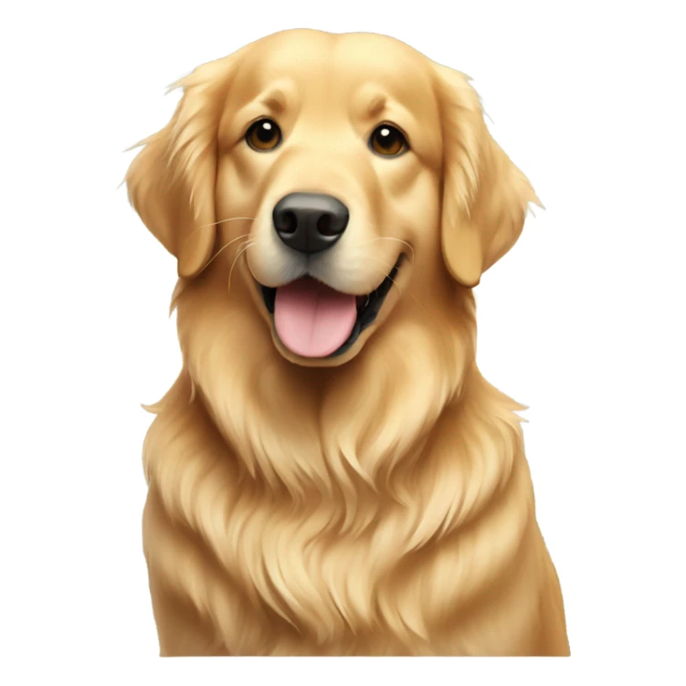 Golden retriever merry Christmas  sticker