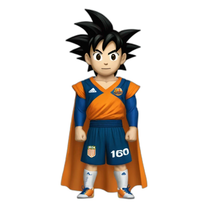 Goku vestido del betis sticker