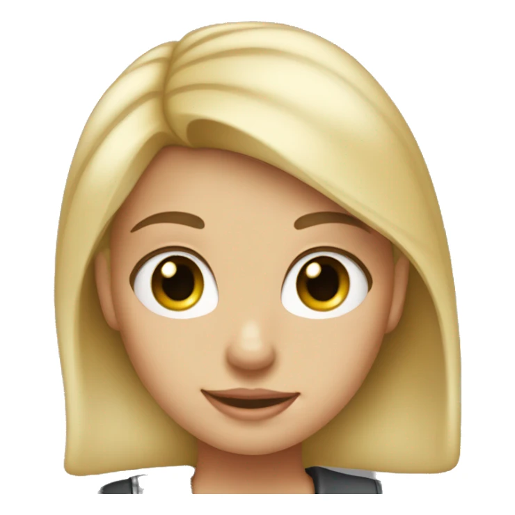 Blonde girl with Mickey ears sticker