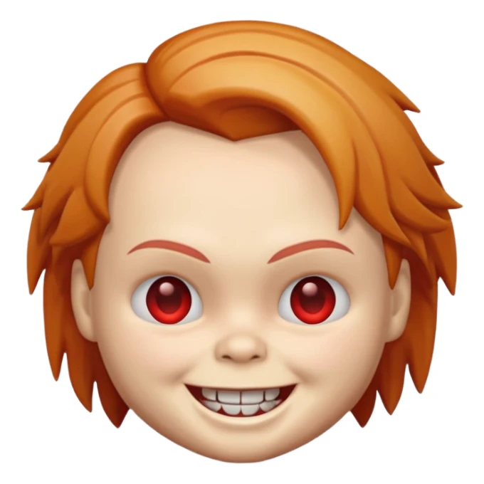Un emojin de chuky sticker