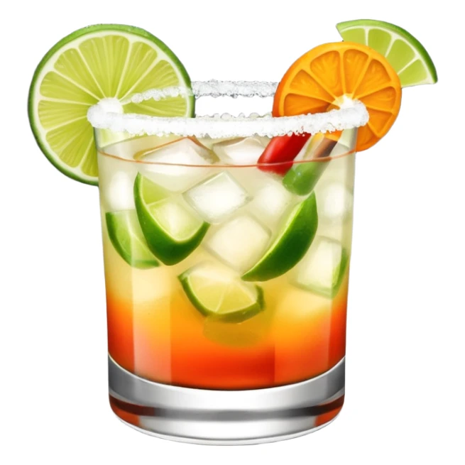 Spicy mezcal margarita sticker