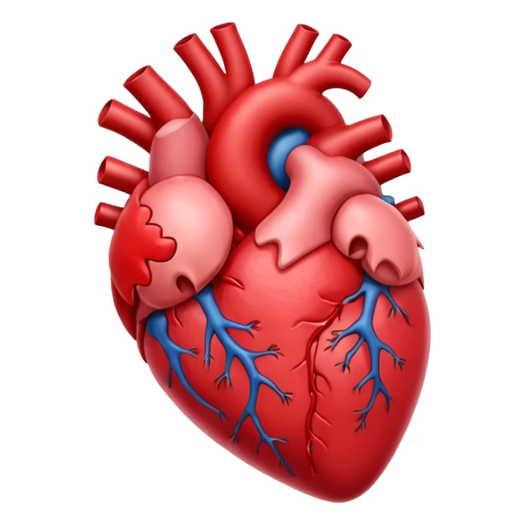 Create an emoji that vomits an avalanche of anatomical hearts🤮🫀 sticker