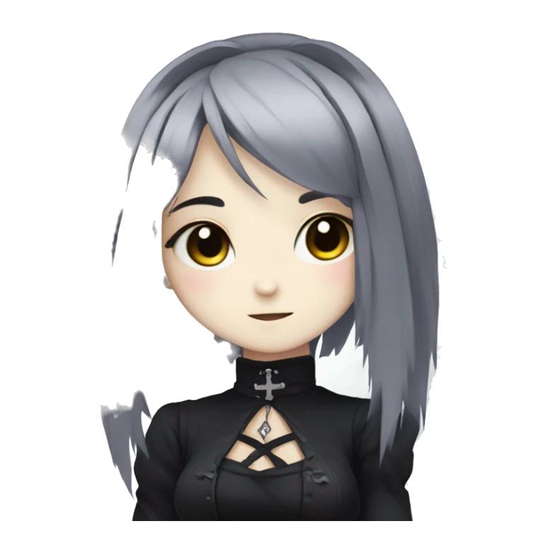 goth bunny girl anime sticker