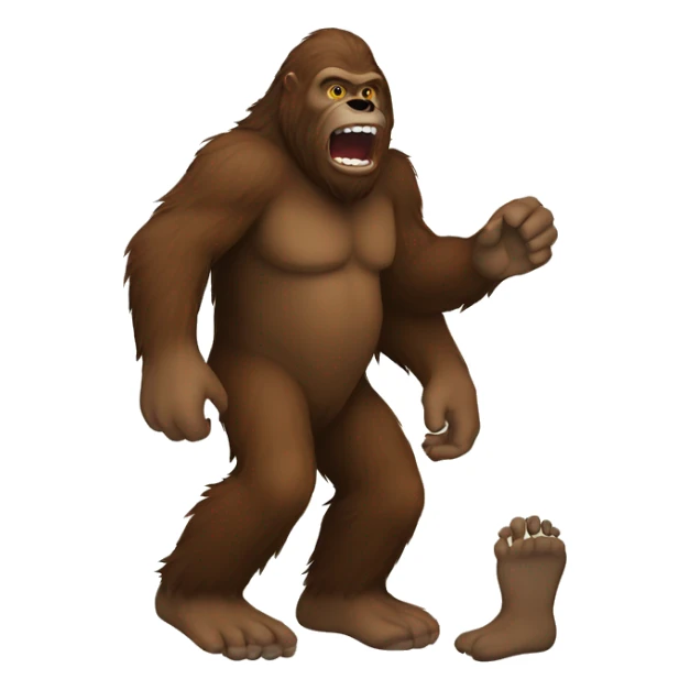 Bigfoot sticker