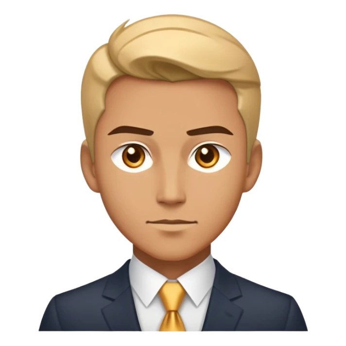 Napoleon Hill → a sharp-suited, focused man with a thoughtful gaze, a small determined smile, and an aura of golden determination — the living symbol of ambition, discipline, and the power of the mind to shape destiny. sticker