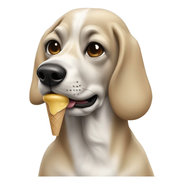 Snoop dog eating ice cream  sticker