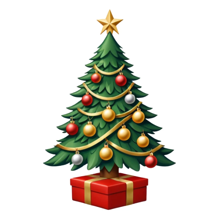 Christmas tree Raulph lauren emoji sticker