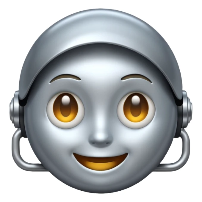 Generate a realistic emoji of AI learning something sticker