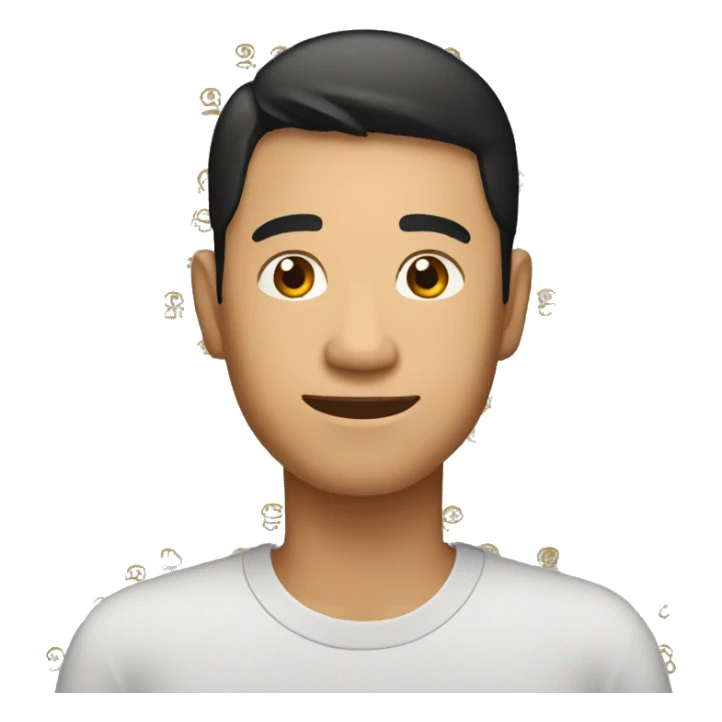 southeast asian male emoji holding the name NOEL sticker