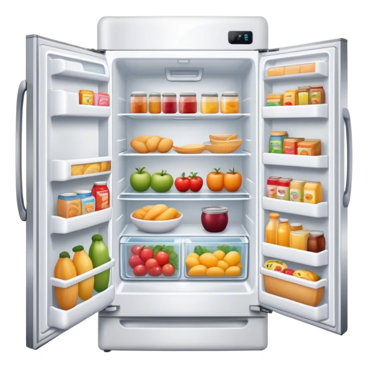 fridge full of fod sticker