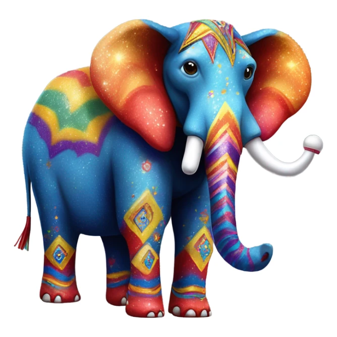 mascara elefante marimonda colombiana carnaval de barranquilla sticker