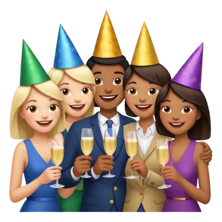 Personas reunidas charlando entre amigos sticker