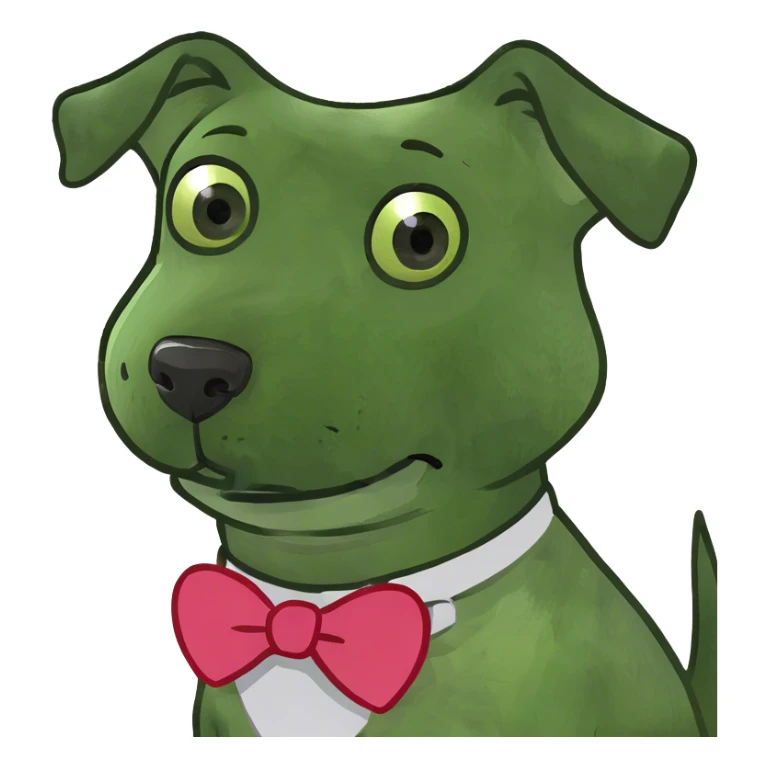 dog with heart eyes sticker