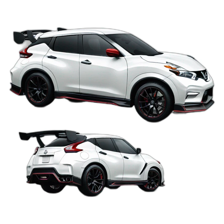 Nissan Nismo white sticker