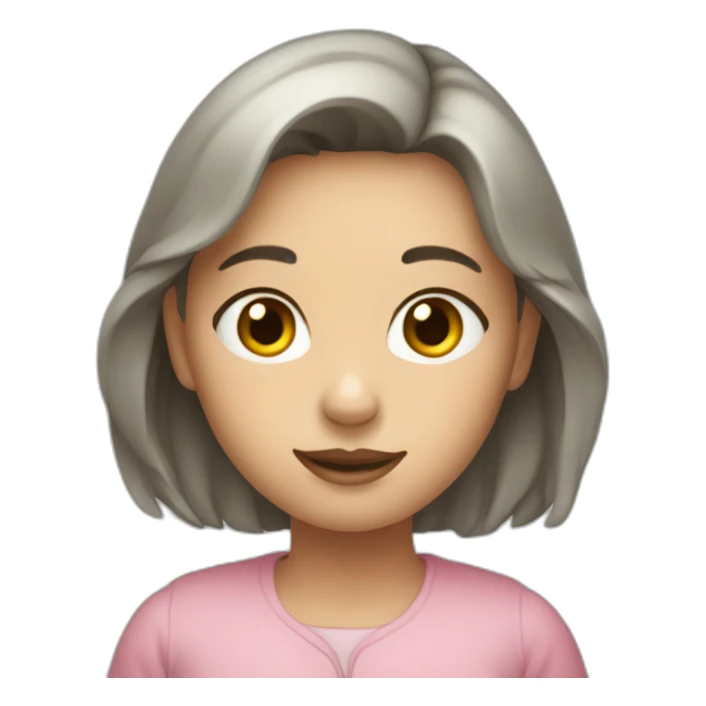 Girl with mortar and pastle sticker