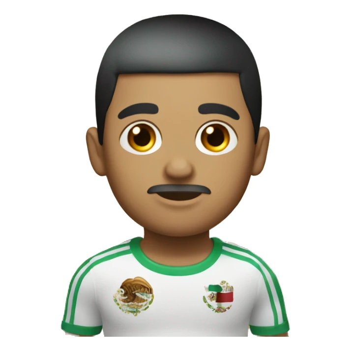 mexican edgar with a bowl cut and tattoos sticker