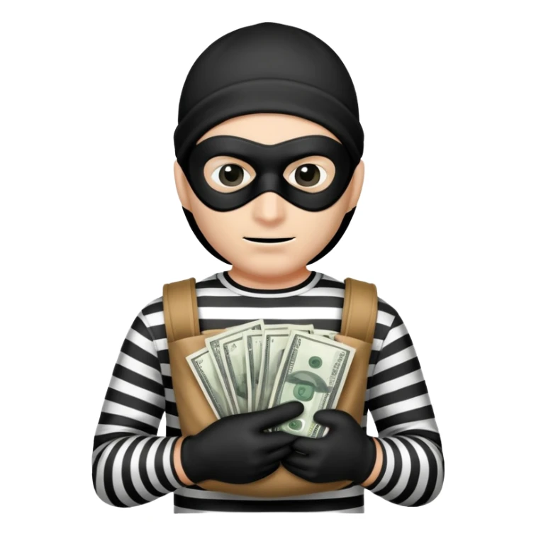 Robber sticker