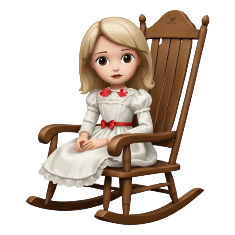 Annabelle doll from The Conjuring movie sticker