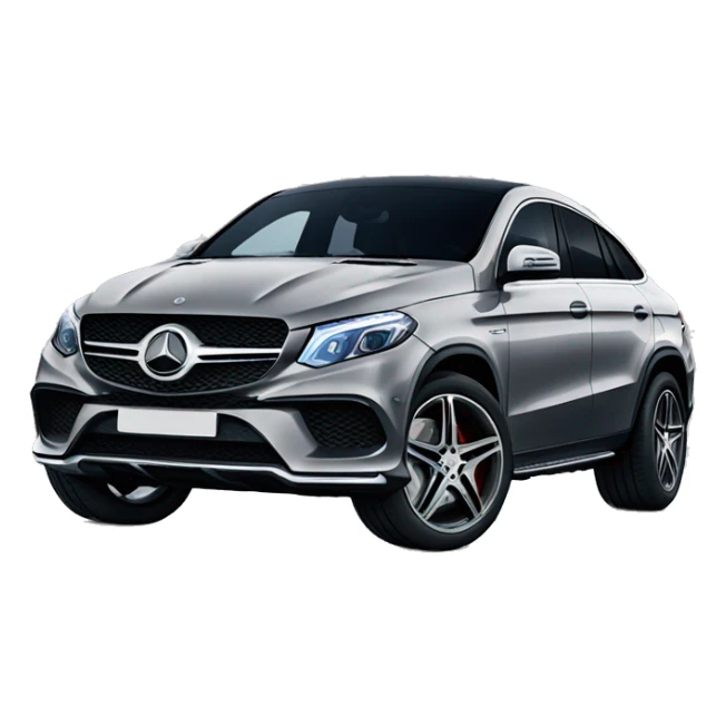 Mercedes GLE coupe grey sticker