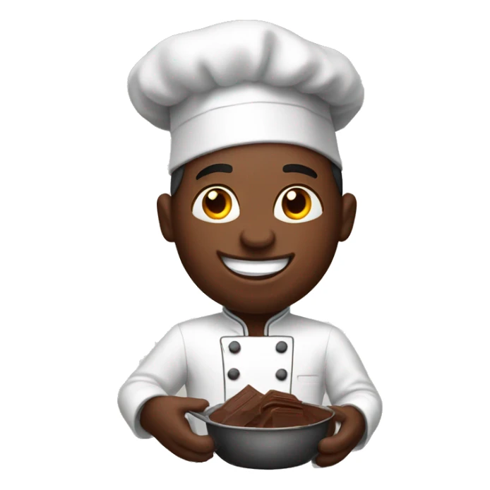 chefmessi cooking chocolate  sticker