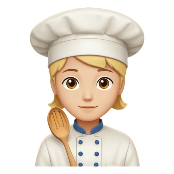 Baking community humanless avatar in clean emoji-style illustration. Pie, cookie, and muffin warm golden tones, simple shapes, flat design, high contrast, cozy and friendly. sticker