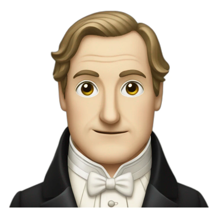 a penguin disguised like in Downton Abbey sticker