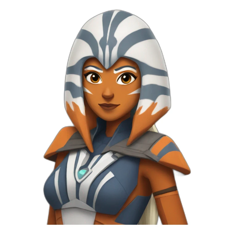 Ahsoka on a little pony sticker