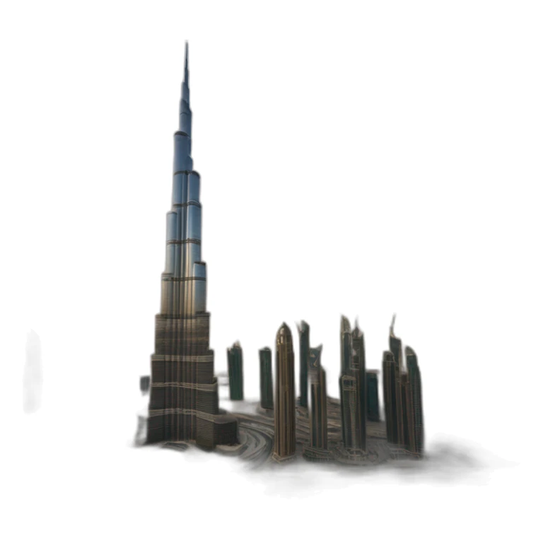Burj Khalifa, Dubai, Emirats Arabes Unis sticker