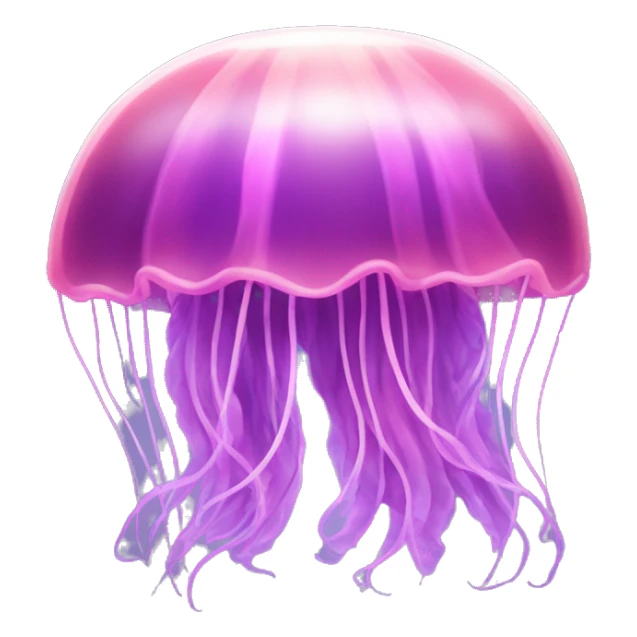 A really pretty pink and purple almost ethereal looking jellyfish sticker