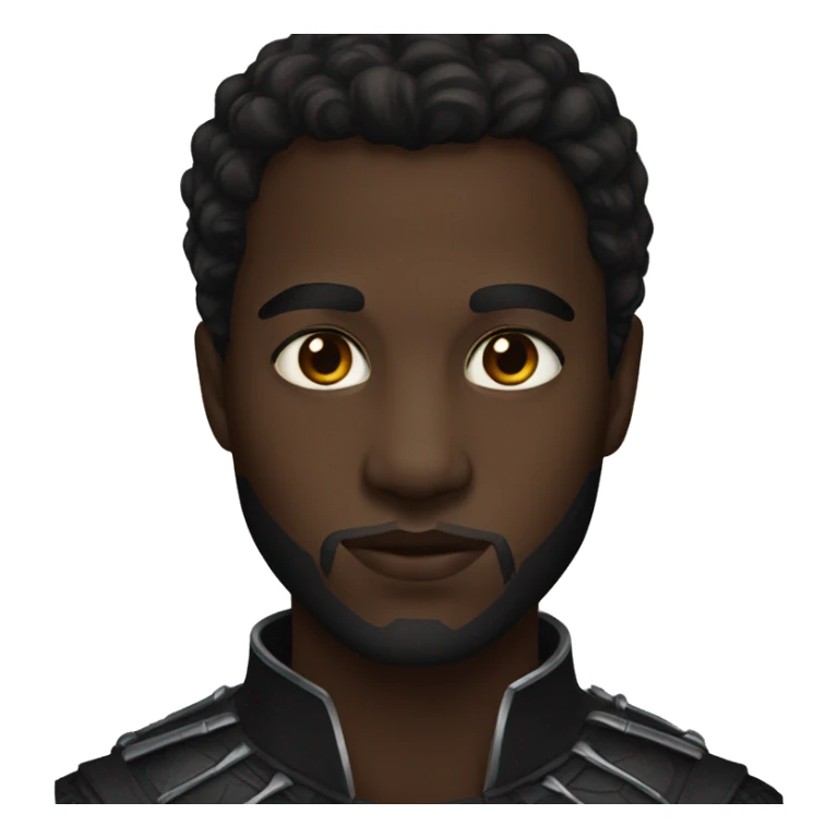 Black panther with brown eyes sticker