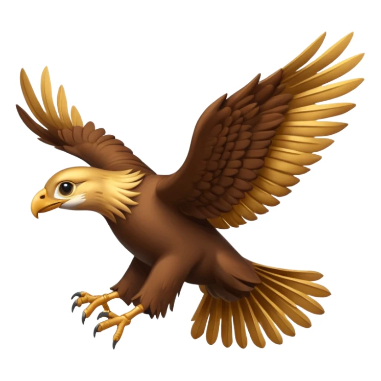 medieval animal flying sticker