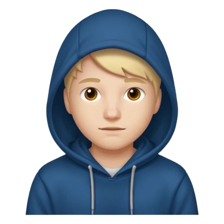 Me wearing a hoodie sticker