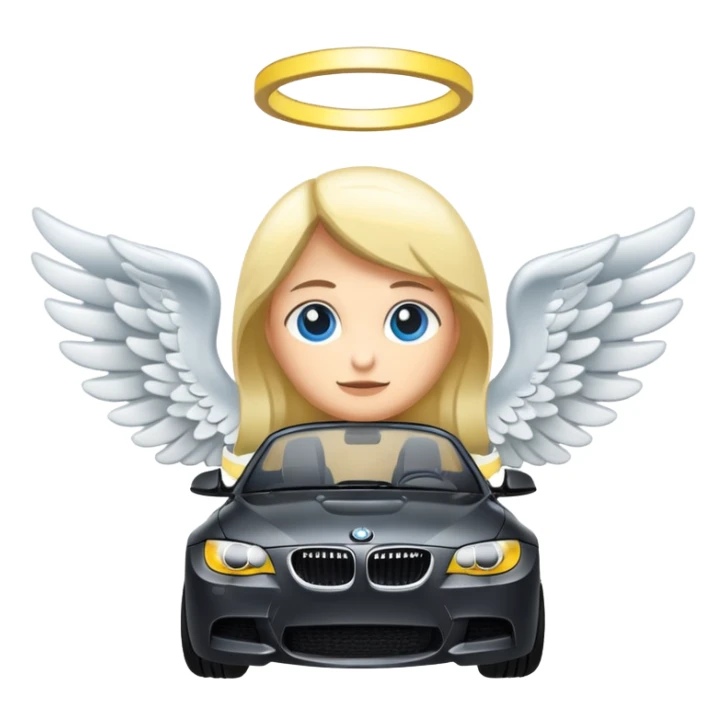 BMW angel lights sticker