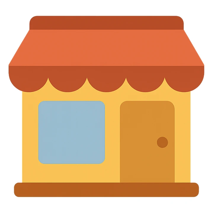 flat design business icon sticker