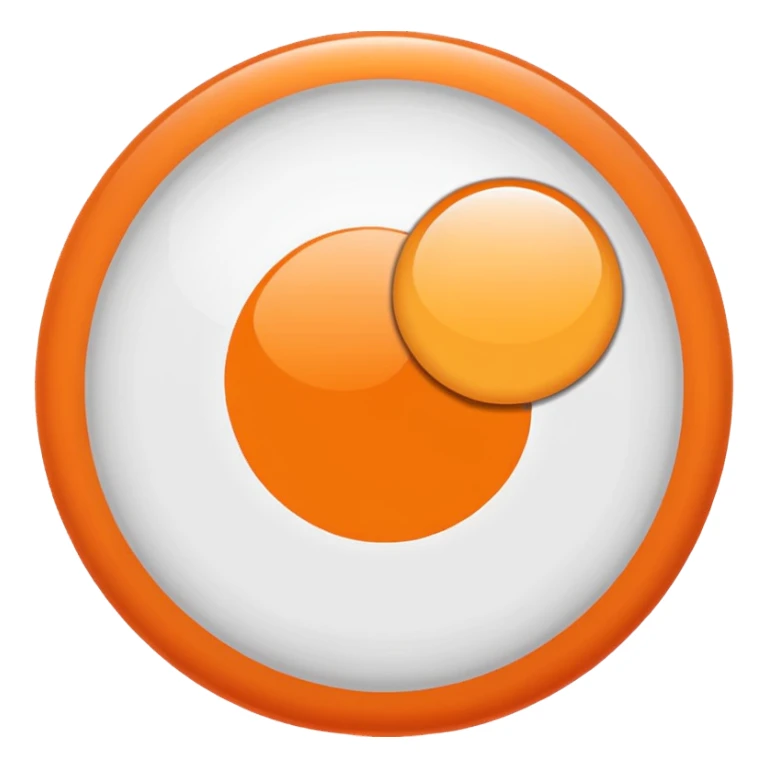 Make a flag in which fully white and in centre a circle of color orange sticker