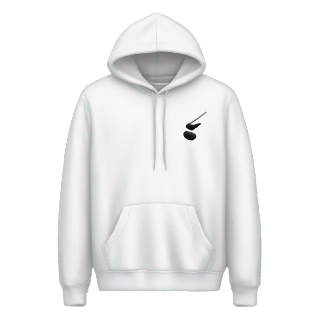 white nike hoodie no person sticker