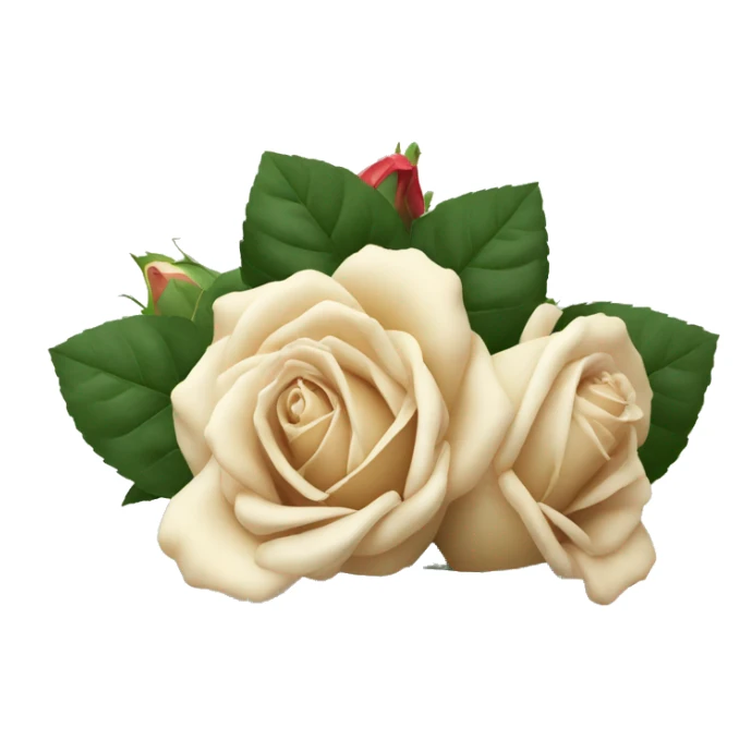latona roses in a hat white paper box  sticker