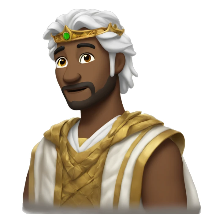 loksmaxing king (it should be beautiful chad men) sticker