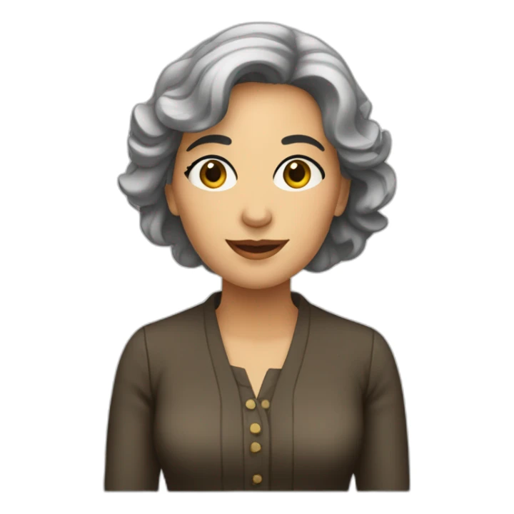 Une italienne femme sticker