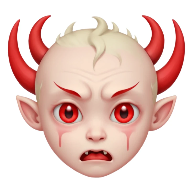 Crybaby cute littile demon  sticker
