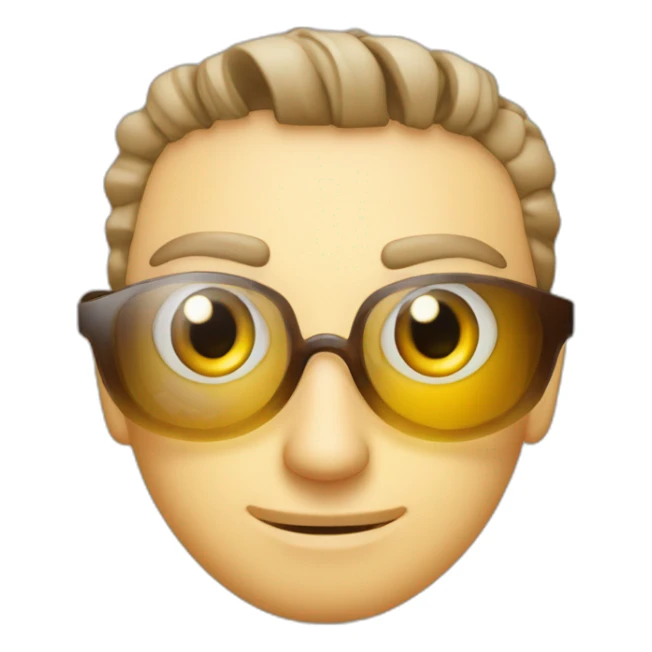 Monsieur bourelly et son oeil de verre sticker