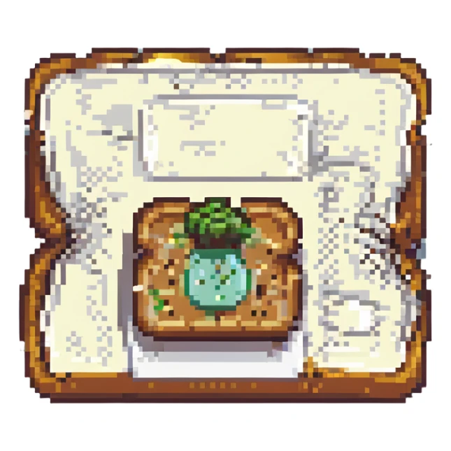 Overcooked toast  sticker