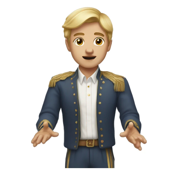 A man fainting innocence  sticker