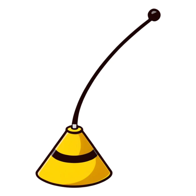 cute pastel pink spinning top toy sticker